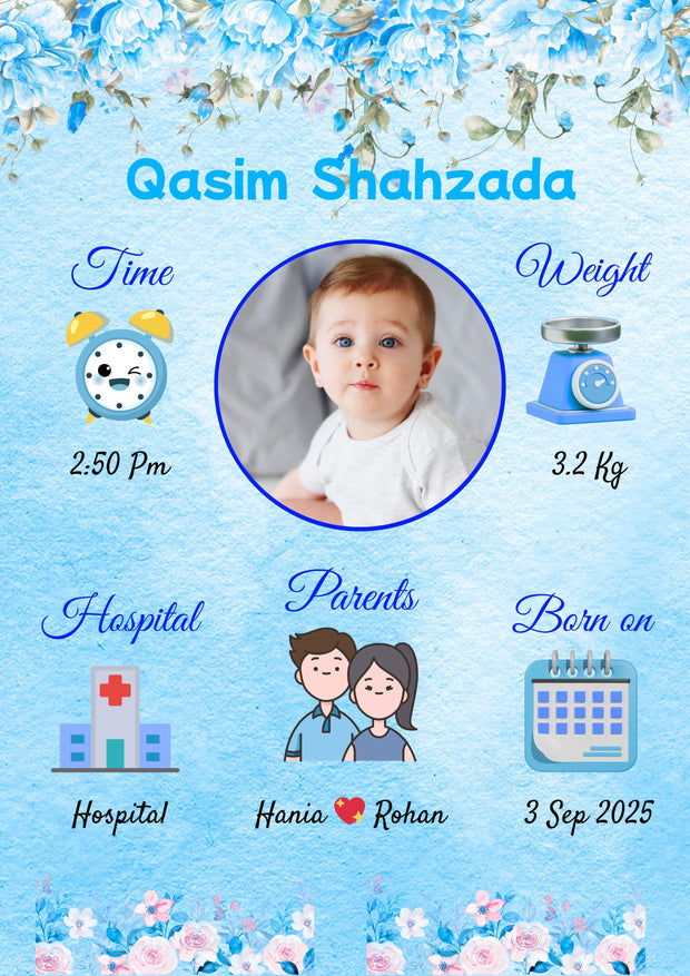 New Born Baby Photo Frame To Store A Memory | Best Customize Gift For New Parents