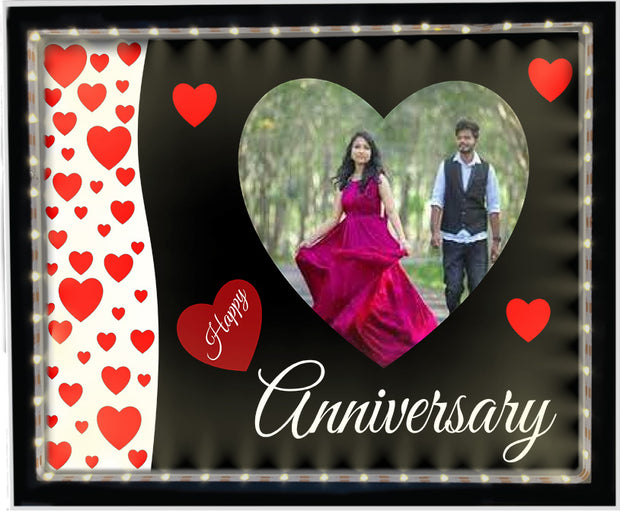 Anniversary Photo Frame Heart Shape