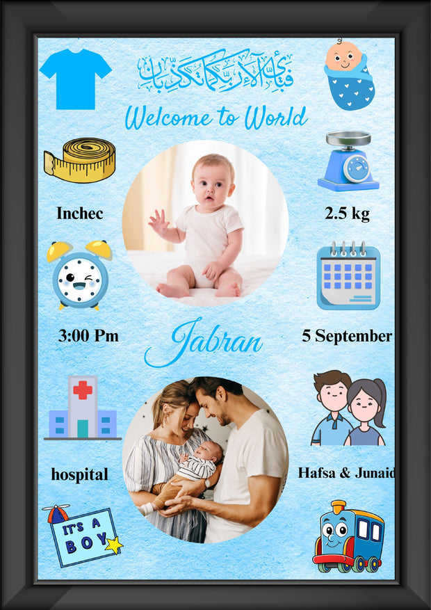 New Born Baby Photo Frame To Store A Memory | Best Customize Gift For New Parents