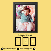 Set of 4 Customize Wooden Frames | Print Your Photos on them.